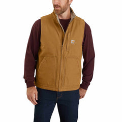 Washed Duck Mock-Neck Vest