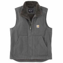 Washed Duck Mock-Neck Vest