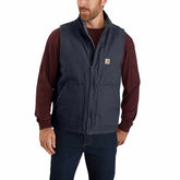 Washed Duck Mock-Neck Vest