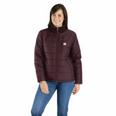Women's Lightweight Puffer Jacket - Relaxed Fit - Insulated - 2 Warmer Rating