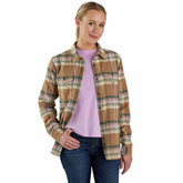 Women's TENCELâ„¢ Fiber Series Relaxed Fit Long-Sleeve Flannel Shirt