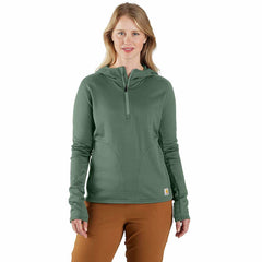 Women's Carhartt Force® Relaxed Fit Half-Zip Hooded Pullover