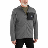 Carhartt Force® Relaxed Fit Full-Zip Long-Sleeve Hooded Fleece-Lined Shirt