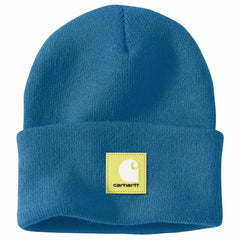 Knit Rubber Patch Beanie