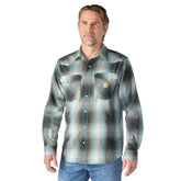 Montana Rugged Flexâ„¢ Relaxed Fit Lightweight Long-Sleeve Snap-Front Plaid Shirt