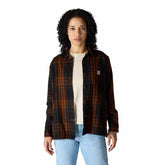 Women's TENCELâ„¢ Fiber Series Loose Fit Twill Plaid Shirt