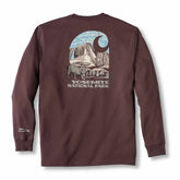 Loose Fit Heavyweight Long-Sleeve Yosemite National Park Graphic T-Shirt
