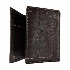 Pebble Leather Trifold Wallet