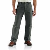 Loose Straight Washed Duck Lined Dungaree