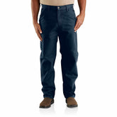 Loose Straight Washed Duck Dungaree