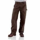 Loose Straight Washed Duck Double-Front Dungaree