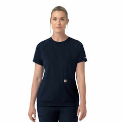 Women's Force Cross-Flex Knit Crew Neck Scrub Top