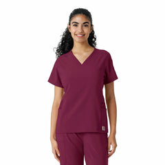 Women's Force Cross-Flex Knit Panel Scrub Top