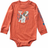 Boys' Long Sleeve Dog Bodysuit (Baby)