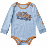 Boys' Long Sleeve Dump Truck Bodysuit (Baby)