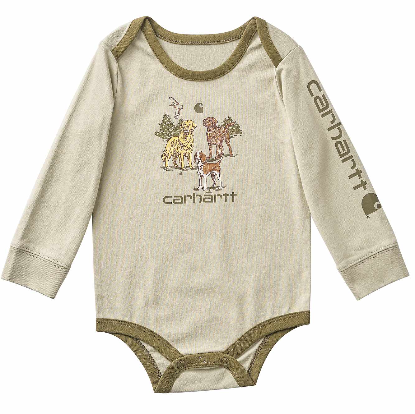 Boys' Long Sleeve Dog Bodysuit (Baby)