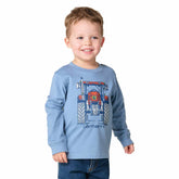 Boys' Long Sleeve Tractor T-Shirt (Toddler/Child)
