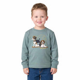 Boys' Long Sleeve Puppy T-Shirt (Toddler)