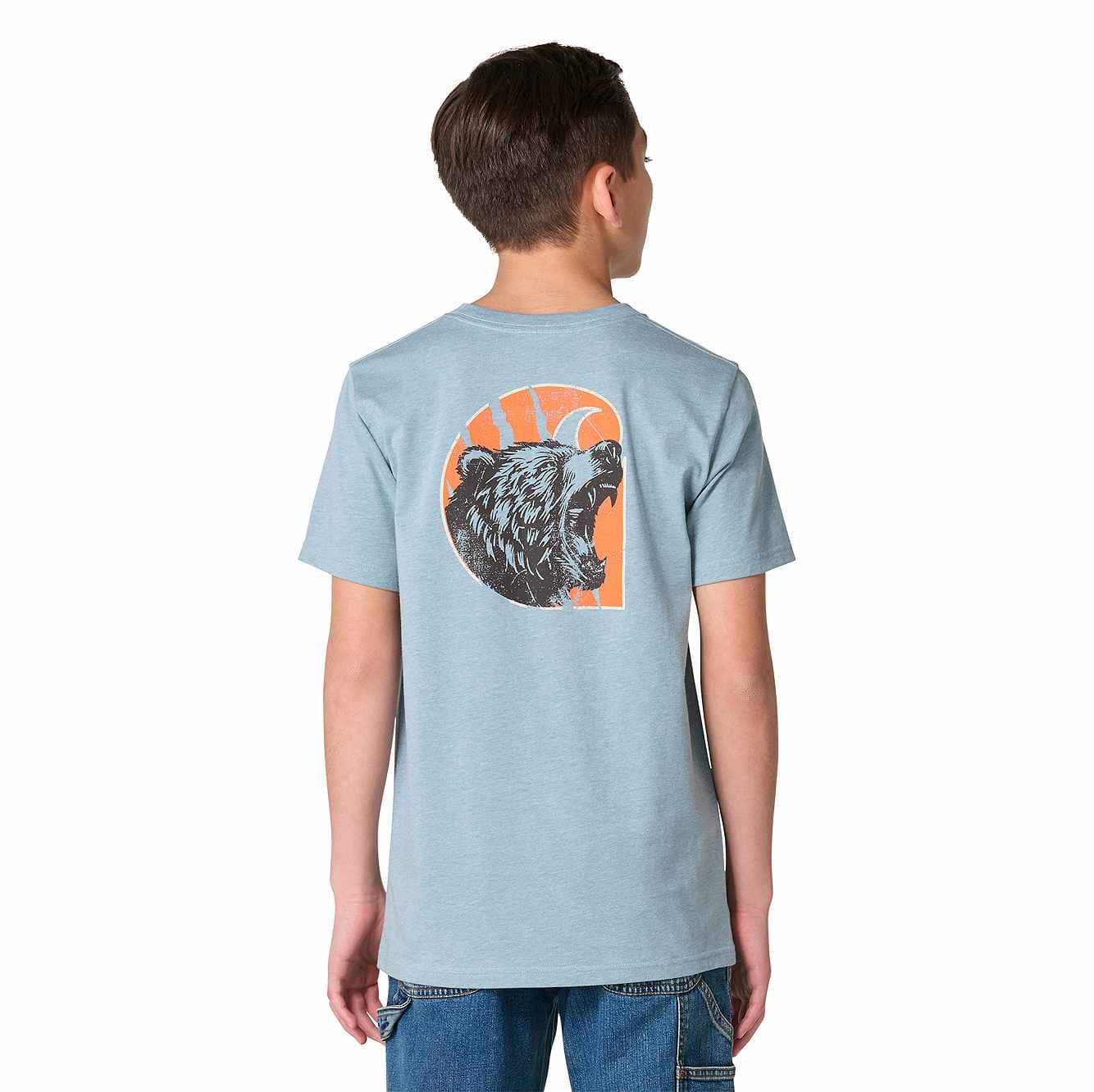 Boys' Short Sleeve Bear "C" Pocket-Tee (Toddler/Child/Youth)