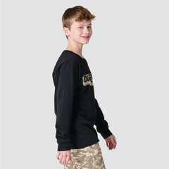 Boys' Long Sleeve Camo Logo T-Shirt (Child/Youth)