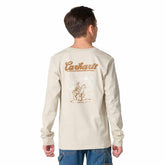 Boys' Long Sleeve Western Pocket T-Shirt (Toddler/Child/Youth)