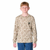 Boys' Long Sleeve Camo Pocket T-Shirt (Child/Youth)