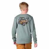 Boys' Long Sleeve Utility Vehicle Pocket T-Shirt (Toddler/Child/Youth)