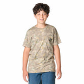Boys' Short Sleeve Faded Camo Pocket T-Shirt (Toddler/Child/Youth)