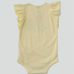 Girls' Short Ruffle Sleeve Veggie Bodysuit (Baby)