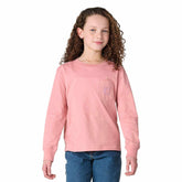 Girls' Long Sleeve Tonal Patch Pocket T-Shirt (Toddler/Child/Youth)