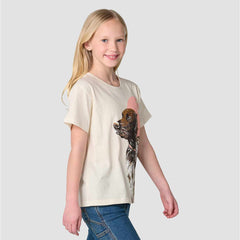 Girls' Short Sleeve Dog T-Shirt (Toddler/Child/Youth)