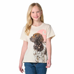Girls' Short Sleeve Dog T-Shirt (Toddler/Child/Youth)