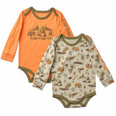 Boys' 2-Piece Long Sleeve Outdoor Bodysuits Set (Baby)