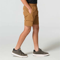 Boys' Elastic Waistband Rugged Flex™ Ripstop Cargo Work Short (Youth)