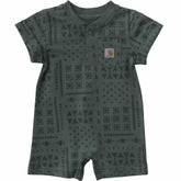Kids' Short Sleeve French Terry Romper (Baby)