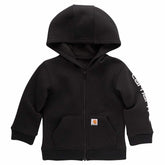 Boys' Long Sleeve Full-Zip Logo Sweatshirt (Baby/Toddler)