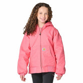 Girls' Canvas Insulated Hooded Active Jac (Youth)