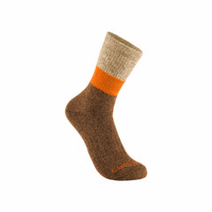 Midweight Synthetic-Wool Blend Colorblock Crew Sock 2-Pack