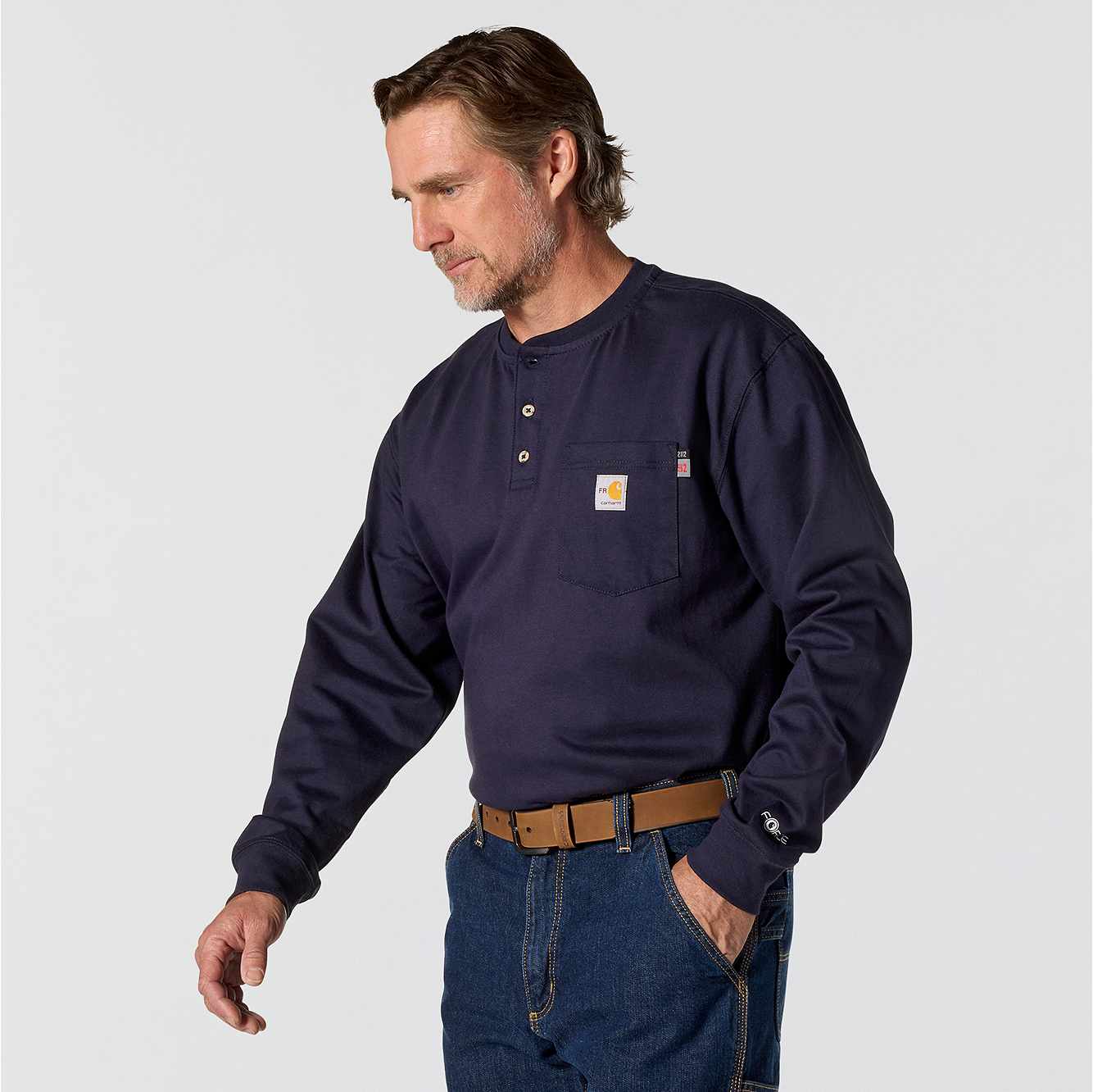 FR Force Dearborn Loose LS Henley
