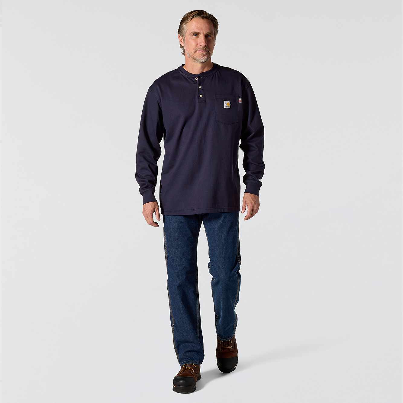 FR Force Dearborn Loose LS Henley