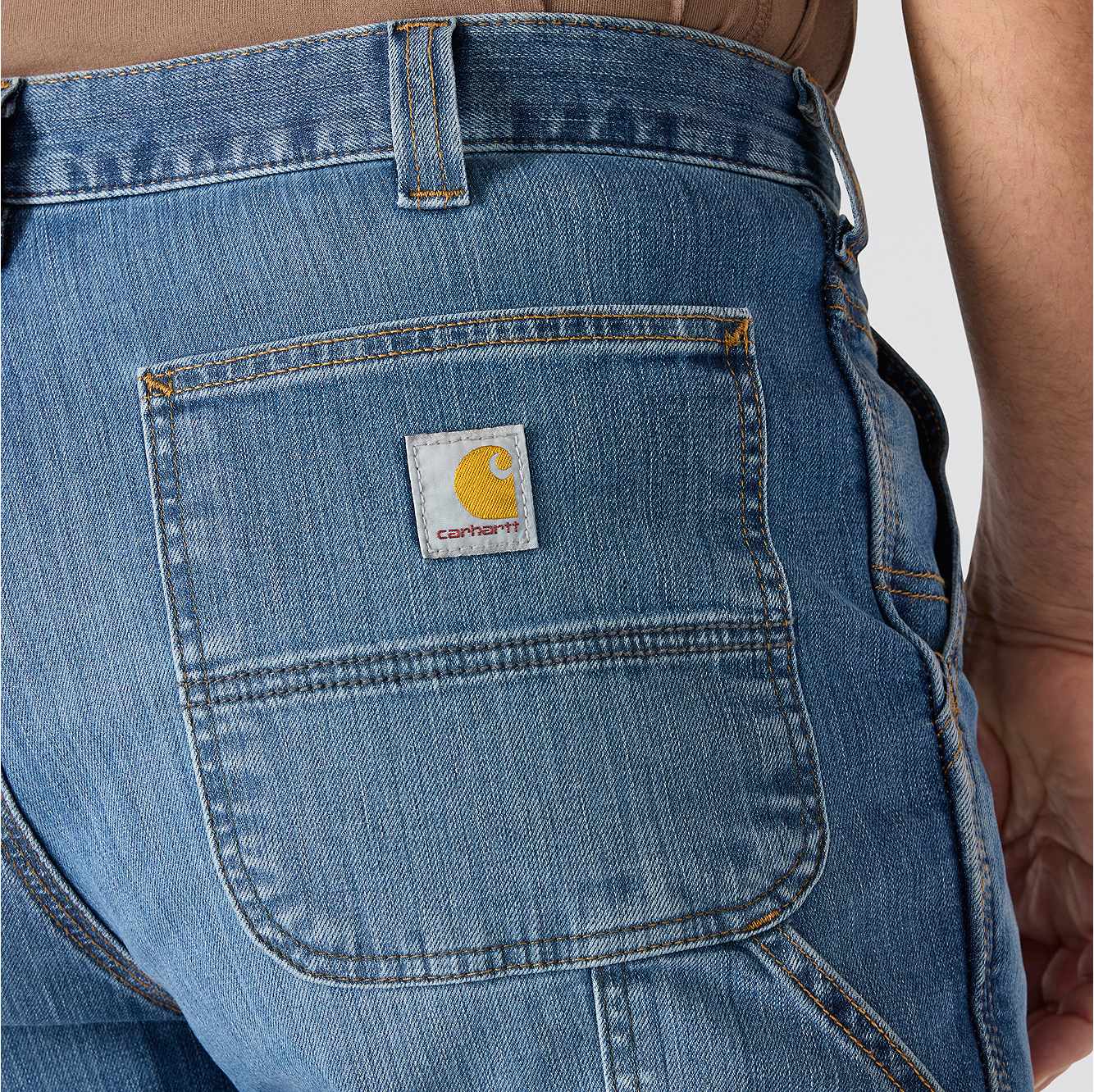 Relaxed Straight Rugged Flex™ Denim Dungaree