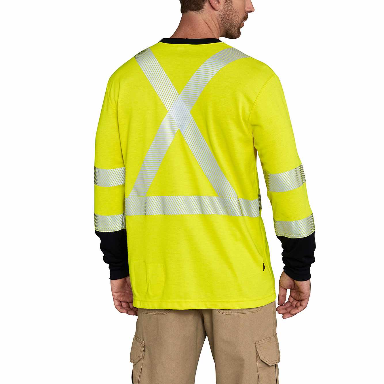 Flame-Resistant High-Visibility Force Long-Sleeve T-Shirt -Class 3