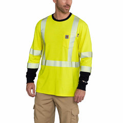 Flame-Resistant High-Visibility Force Long-Sleeve T-Shirt -Class 3
