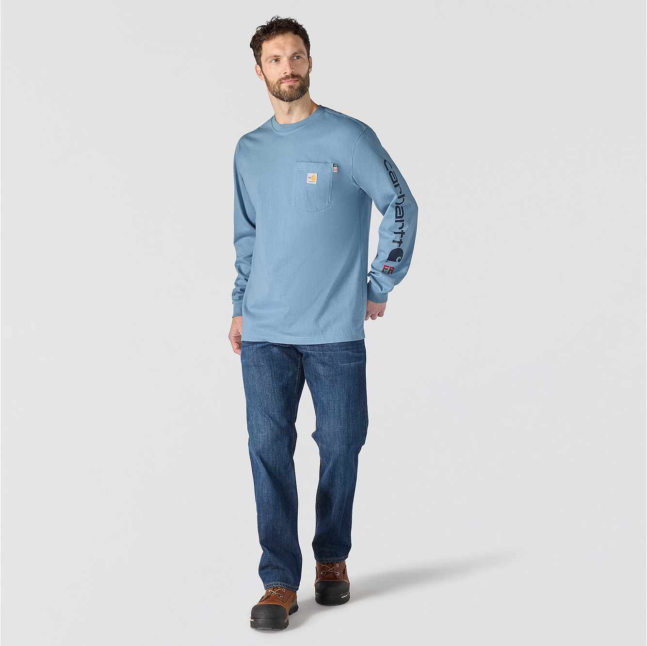 FR Force Irvine Loose LS Logo T-Shirt