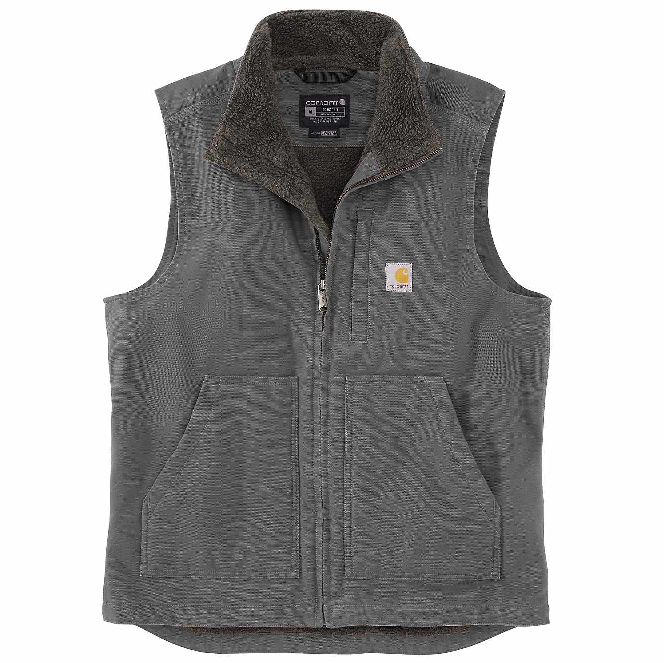 Washed Duck Mock-Neck Vest