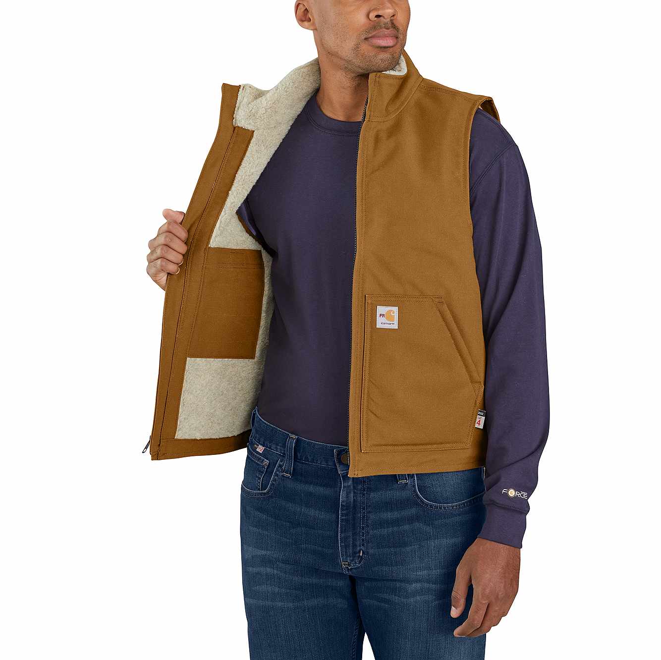 FR Duck Mock Neck Vest