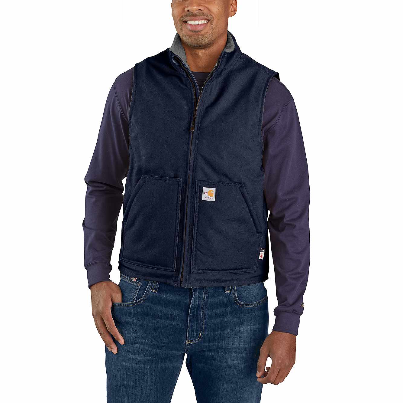 FR Duck Mock Neck Vest