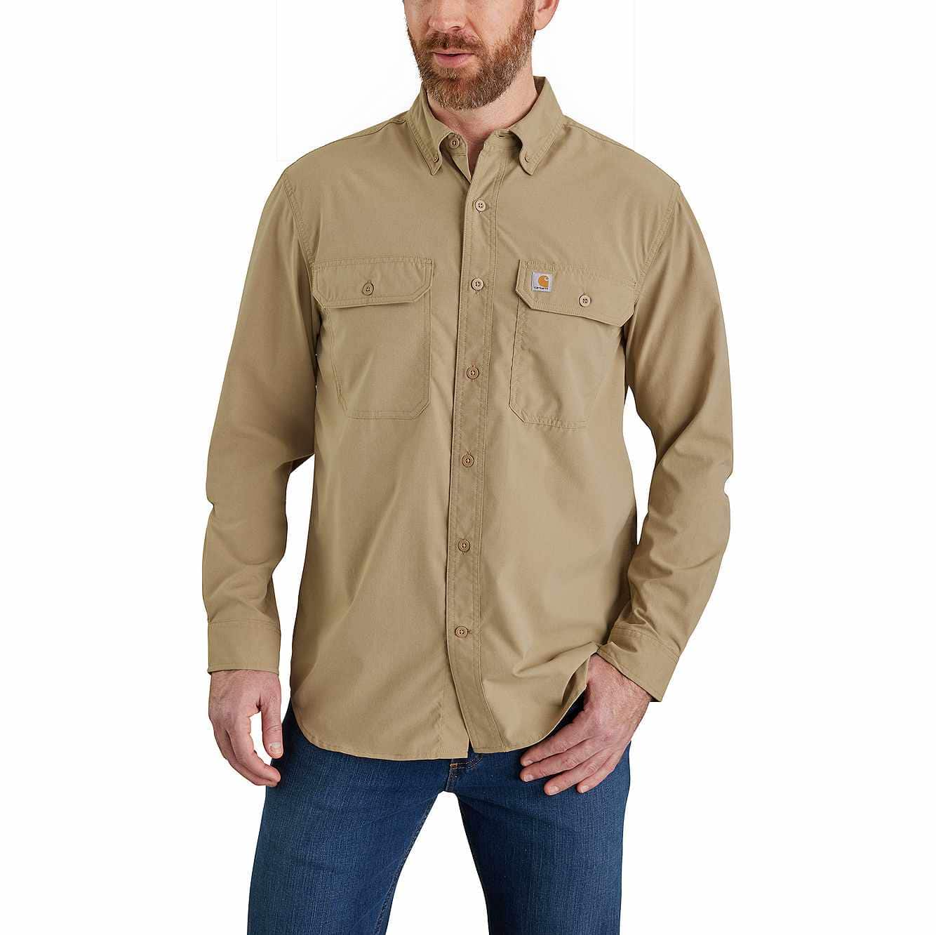 Force Sun Defender™ Chambray Relaxed LS Shirt