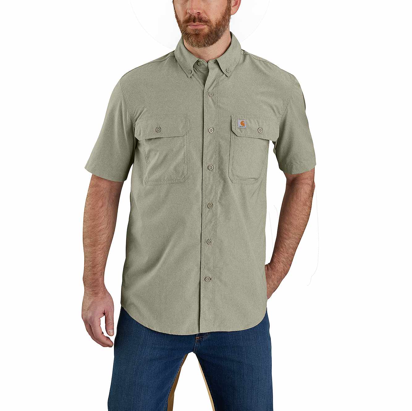 Force Sun Defender™ Chambray Relaxed SS Shirt