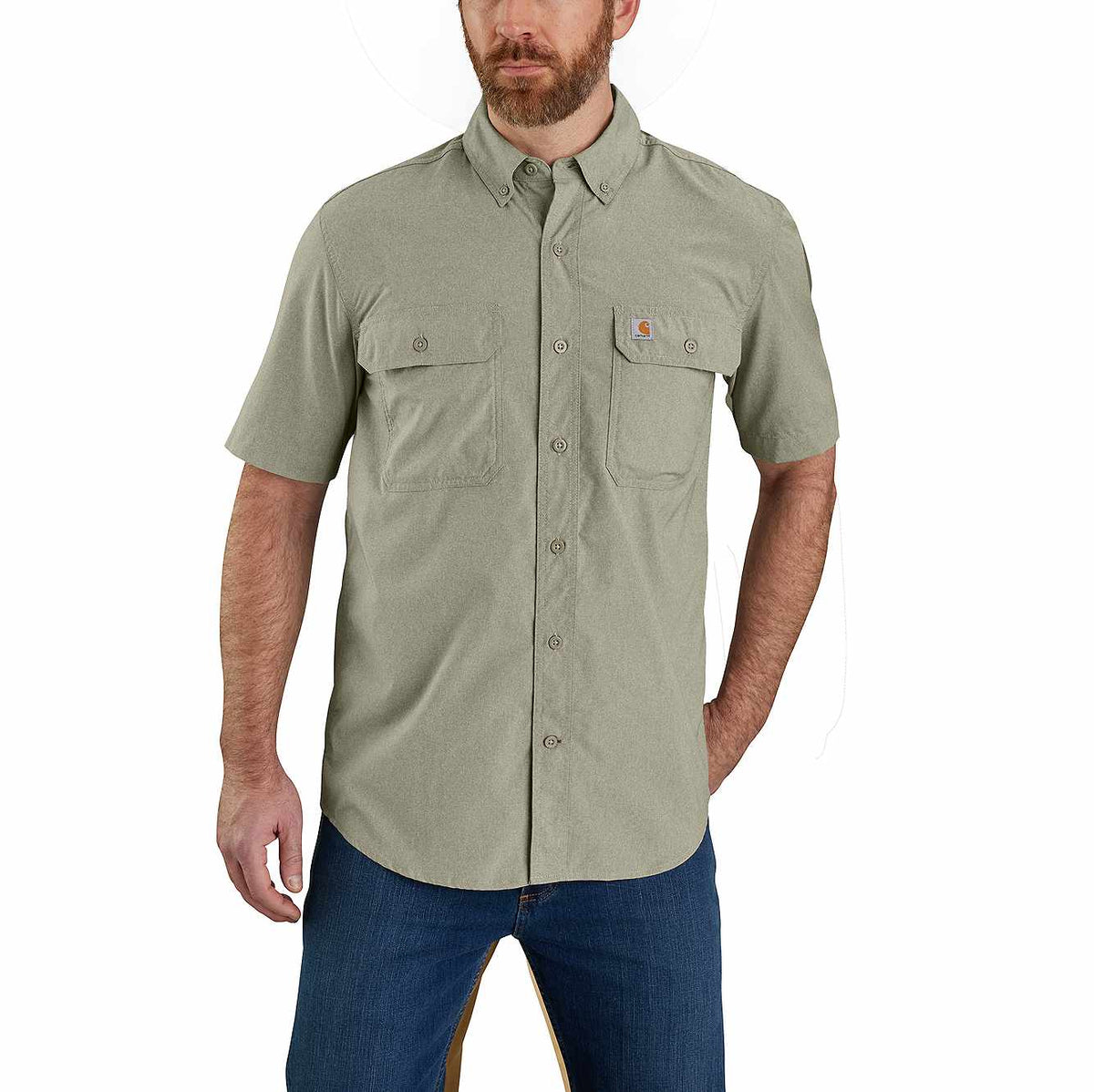 Force Sun Defender™ Chambray Relaxed SS Shirt